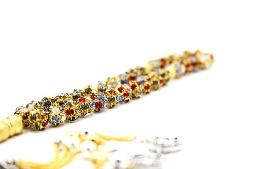 Luxury Crystal Prayer Beads Only by Luxury R Visible LRV CR100K / SKU317