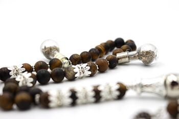 Perles de prière en pierres précieuses de méditation Bronzite par Luxury R Visible / SKU322 2