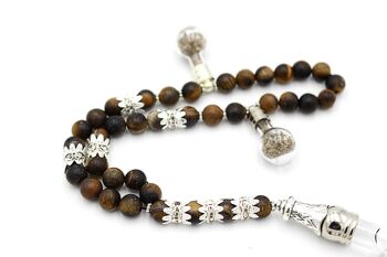 Perles de prière en pierres précieuses de méditation Bronzite par Luxury R Visible / SKU322 3