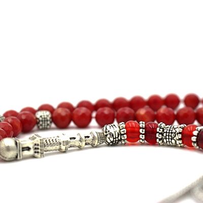 Red Rose Master Piece Acrylic Beads in Style by Luxury R Visible LRV AC82K / SKU336