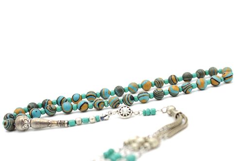 Handmade Turquoise Gemstone Beads Only by Luxury R Visible LRV TQ32K / SKU341