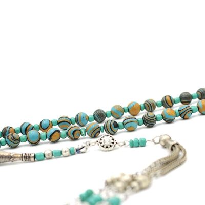 Handmade Turquoise Gemstone Beads Only by Luxury R Visible LRV TQ32K / SKU341