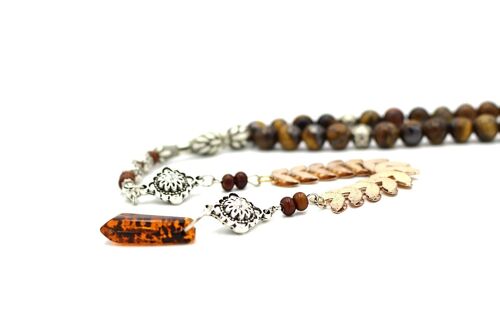 Healing Tiger Eye Gemstone, Meditation & Prayer Beads / SKU389