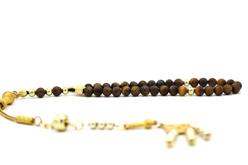 Unique Healing Tiger Eye Gemstone, Meditation & Prayer Beads UK455K / SKU391
