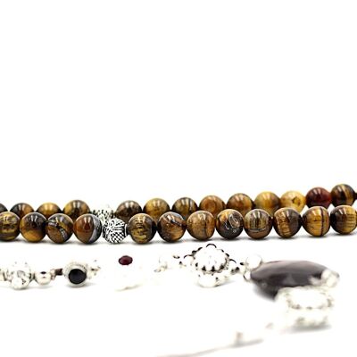 Fabulous Healing Tiger Eye Gemstone, Meditation & Prayer Beads / SKU392