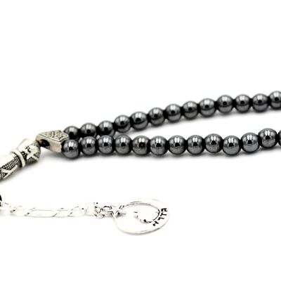 By LRV Hematite Gemstone Prayer & Meditation Beads / SKU393