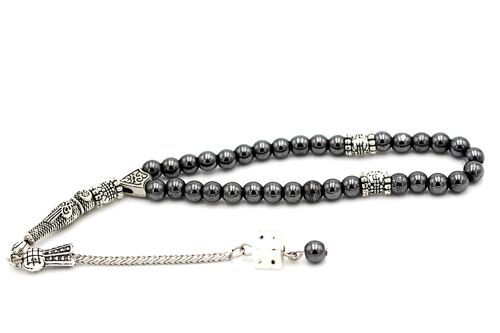 Hematite Gemstone Prayer & Meditation Beads UK332K / SKU403