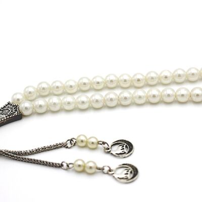 Cuentas de oración y meditación de perlas artificiales Master Craft UK40K / SKU407