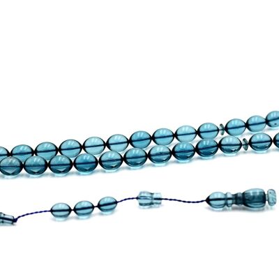 Large Ocean Splash Hand Crafted Cylinder Prayer & Meditation Beads UK50K / SKU410