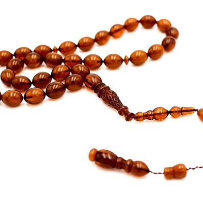 Large Brown Combo Hand Crafted Cylinder Prayer & Meditation Beads UK30K / SKU412