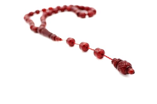 Hand Crafted Cherry Blast Cylinder Prayer & Meditation Beads UK689K / SKU417