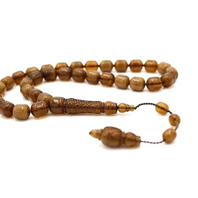 Hand Crafted Brown Combo Cylinder Prayer & Meditation Beads UK599K / SKU420