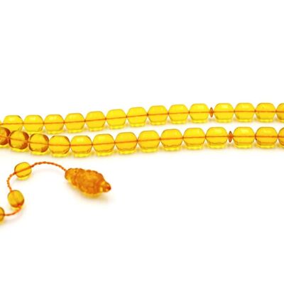 Hand Crafted Amber Breeze Cylinder Prayer & Meditation Beads UK413K / SKU425