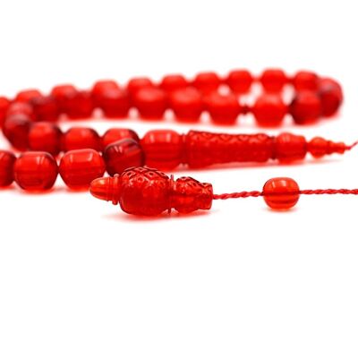 Perles de prière et de méditation cylindriques fabriquées à la main UK373K / SKU428