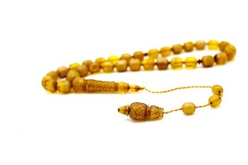 Perles de prière et de méditation cylindriques fabriquées à la main UK343K / SKU430 2
