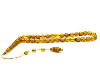 Perles de prière et de méditation cylindriques fabriquées à la main UK343K / SKU430 3