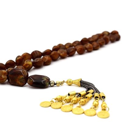 Perline grandi e uniche per la preghiera e la meditazione del maestro artigianale / SKU459