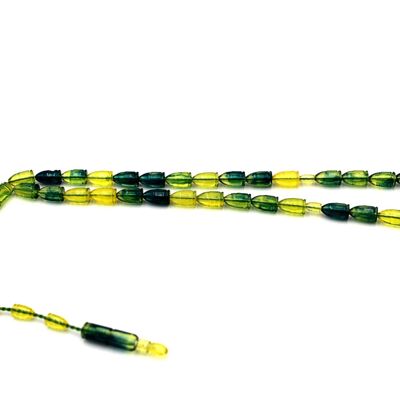 Meditazione combinata verde elegante e perline di preghiera / SKU464