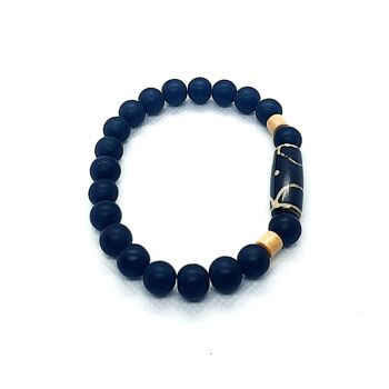 Bracelets en pierres précieuses Onyx par LRV / SKU479 1