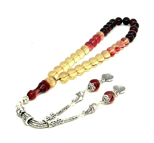 Multi-Coloured Prayer Beads, Kehribar Tesbih UK-341J / SKU481