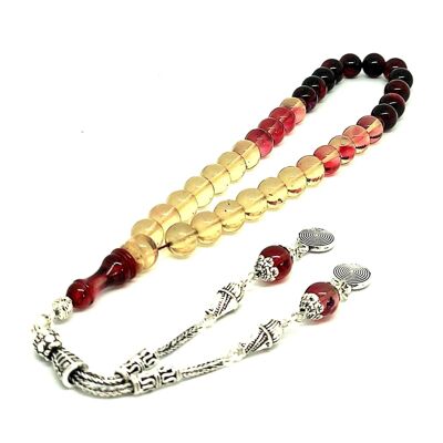 Multi-Coloured Prayer Beads, Kehribar Tesbih UK-341J / SKU481