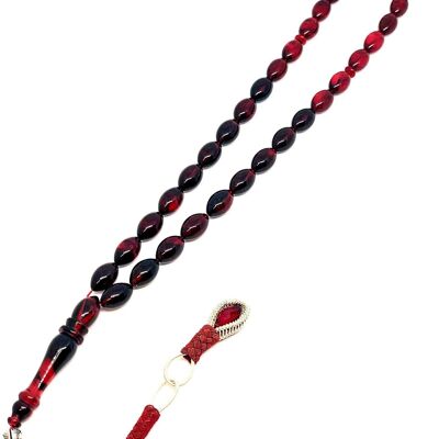 Wonderful Amber Resin Transparent, Prayer Beads / SKU503