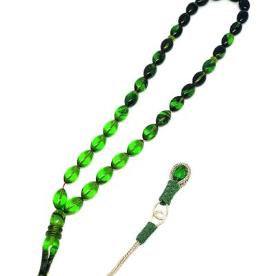 Luxurious Transparent Prayer Beads, Tesbih UK-957C / SKU507