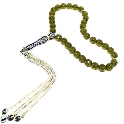 Cuentas de oración de piedras preciosas de zultanita y Tasbih / SKU511