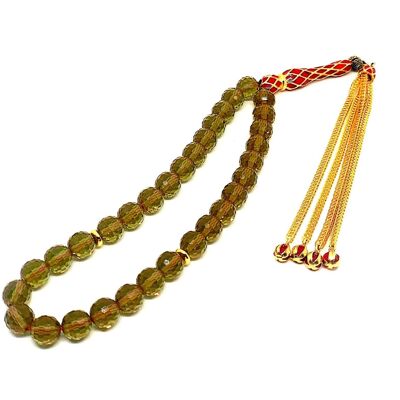 Stunning RARE Zultanite Prayer beads, Tesbih LRV-373M / SKU515