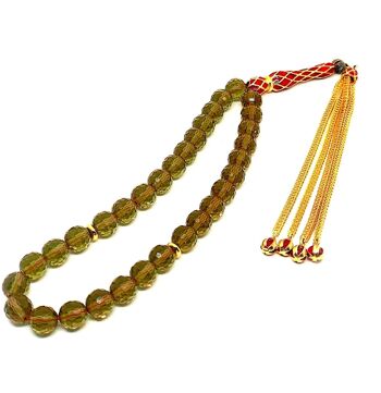 Superbes perles de prière Zultanite RARE, Tesbih LRV-373M / SKU515 1