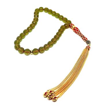 Superbes perles de prière Zultanite RARE, Tesbih LRV-373M / SKU515 4