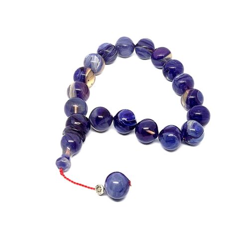 Lavender Prayer Beads, Kehribar Tesbih 447V / SKU518