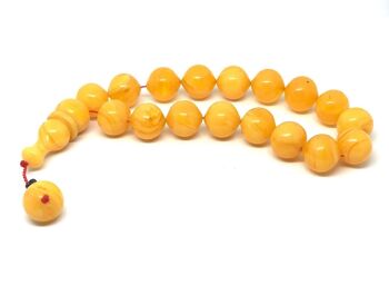 Perles de prière et de soulagement du stress en ton ambre - Tasbih / SKU522 2