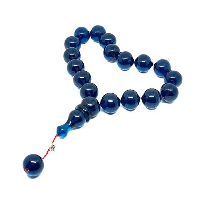 Navy Amber Prayer Beads & Tasbih / SKU524