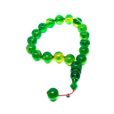 Perline di preghiera verde bosco, Tesbih UK-392W / SKU528