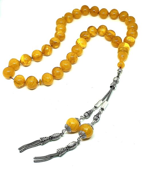 Amber Tone Prayer Beads by LRV / SKU537