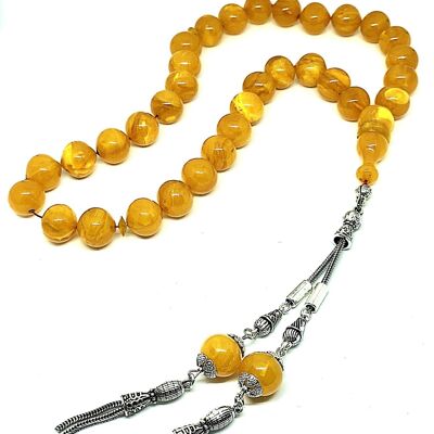Amber Tone Prayer Beads by LRV / SKU537