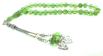 Perles de prière vert clair, Tesbih LRV1K / SKU546 1