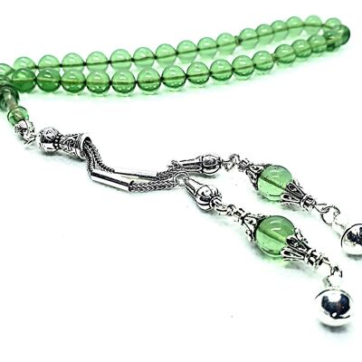 Master Piece Green Prayer Beads, Kehribar Tesbih LRV-656YT / SKU550