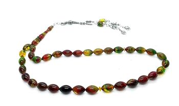 Perles de prière combinées multicolores, Tesbih LRV20A / SKU592 1