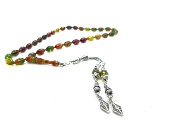 Perles de prière combinées multicolores, Tesbih LRV20A / SKU592 3