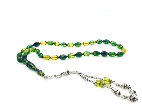 Combo of Green & Yellow Prayer Beads / SKU596