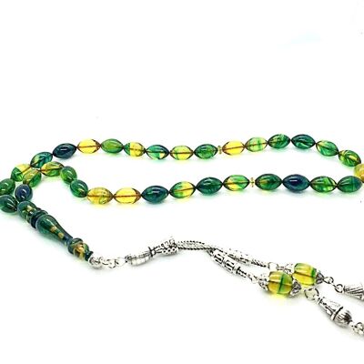 Combo of Green & Yellow Prayer Beads / SKU596