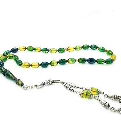 Combo of Green & Yellow Prayer Beads / SKU596