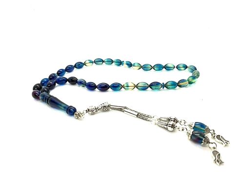 Ocean Colour Prayer Beads, Kehribar Tesbih LRV30A / SKU600