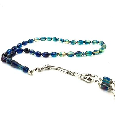 Ocean Colour Prayer Beads, Kehribar Tesbih LRV30A / SKU600