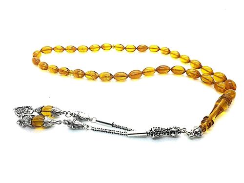 Amber Splash Prayer Beads / SKU610