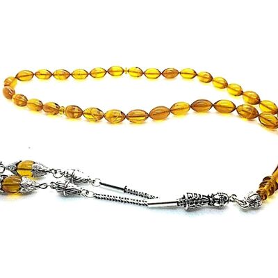 Amber Splash Prayer Beads / SKU610