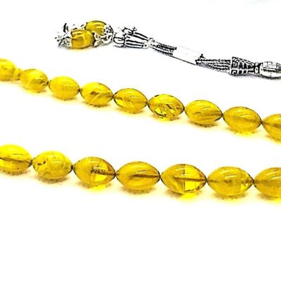 Amber Resin Prayer Beads, Kehribar Tasbih / SKU611