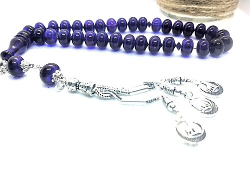 Wrist Length Amber Resins Meditation & Prayer Beads / SKU628